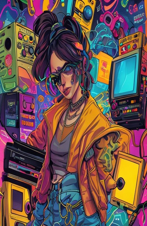 Geek Girl Wallpaper