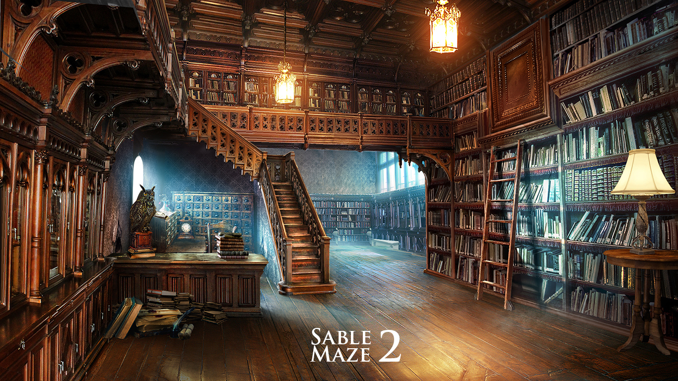 Fantasy Library wallpaper by maddhatter13  Download on ZEDGE  ec14