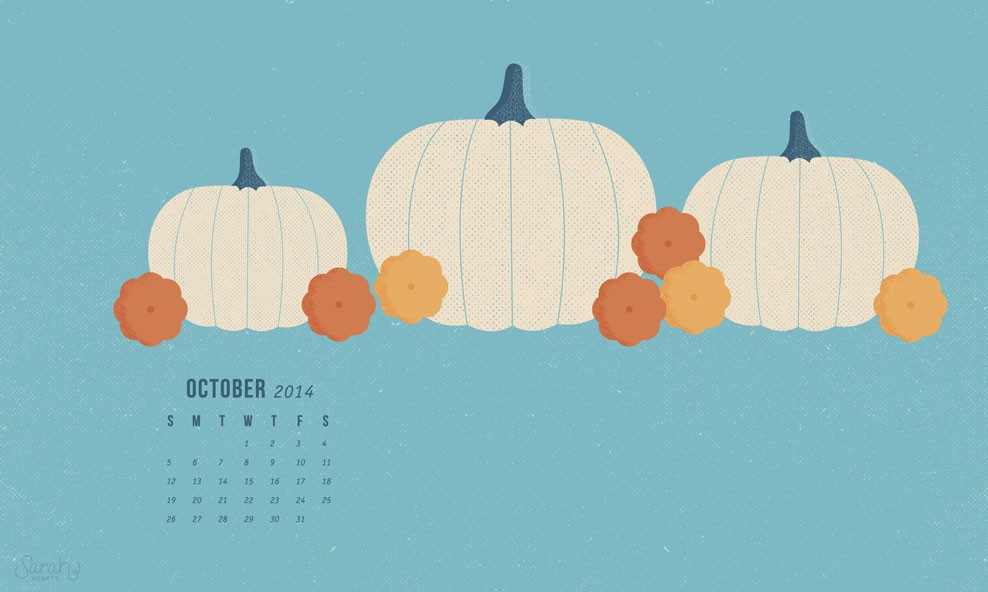 Calendarios De Octubre Para Imprimir Y Fondo Escritorio