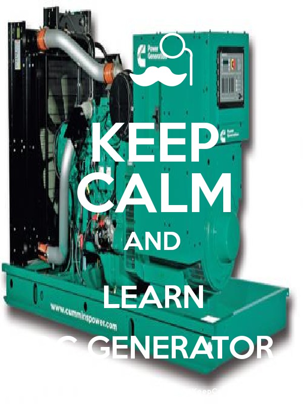 Keep Calm And Learn Dc Generator Poster