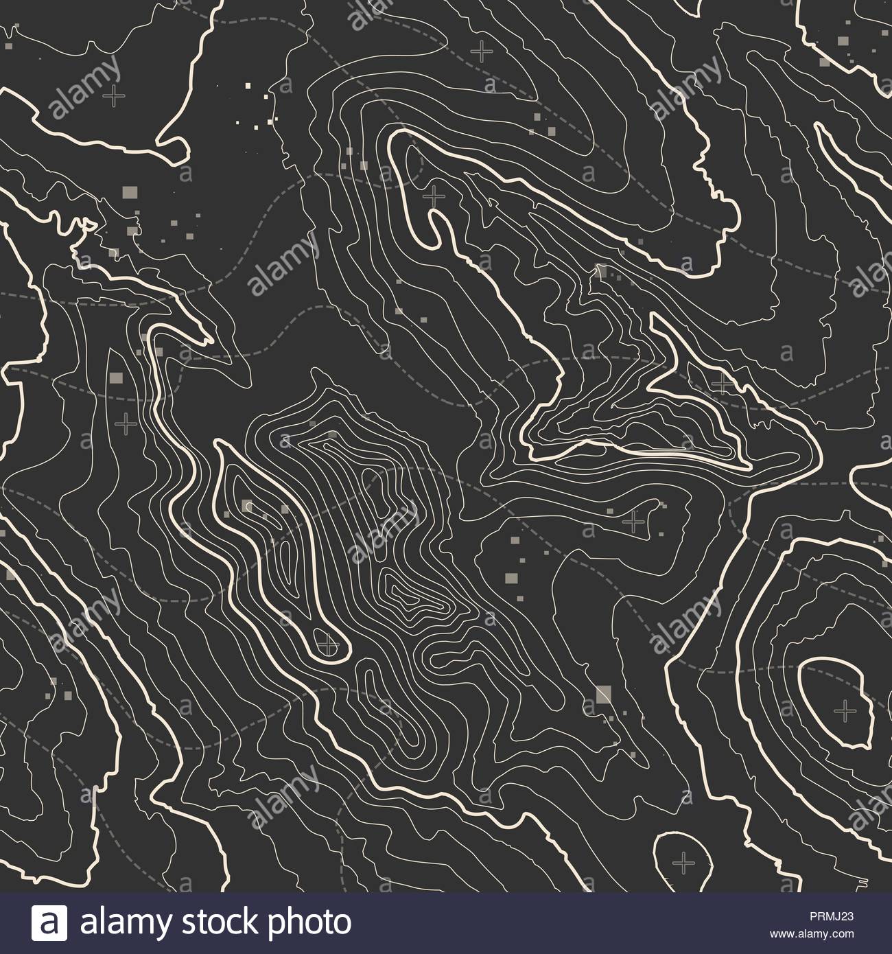 Topographic Map Background Concept With Space For Your Copy