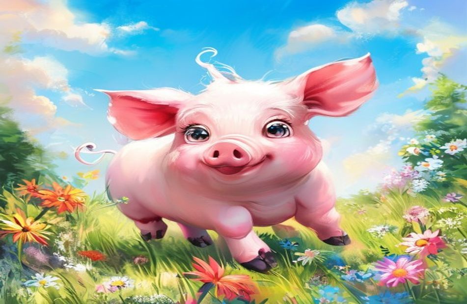Cute Pig Wallpaper