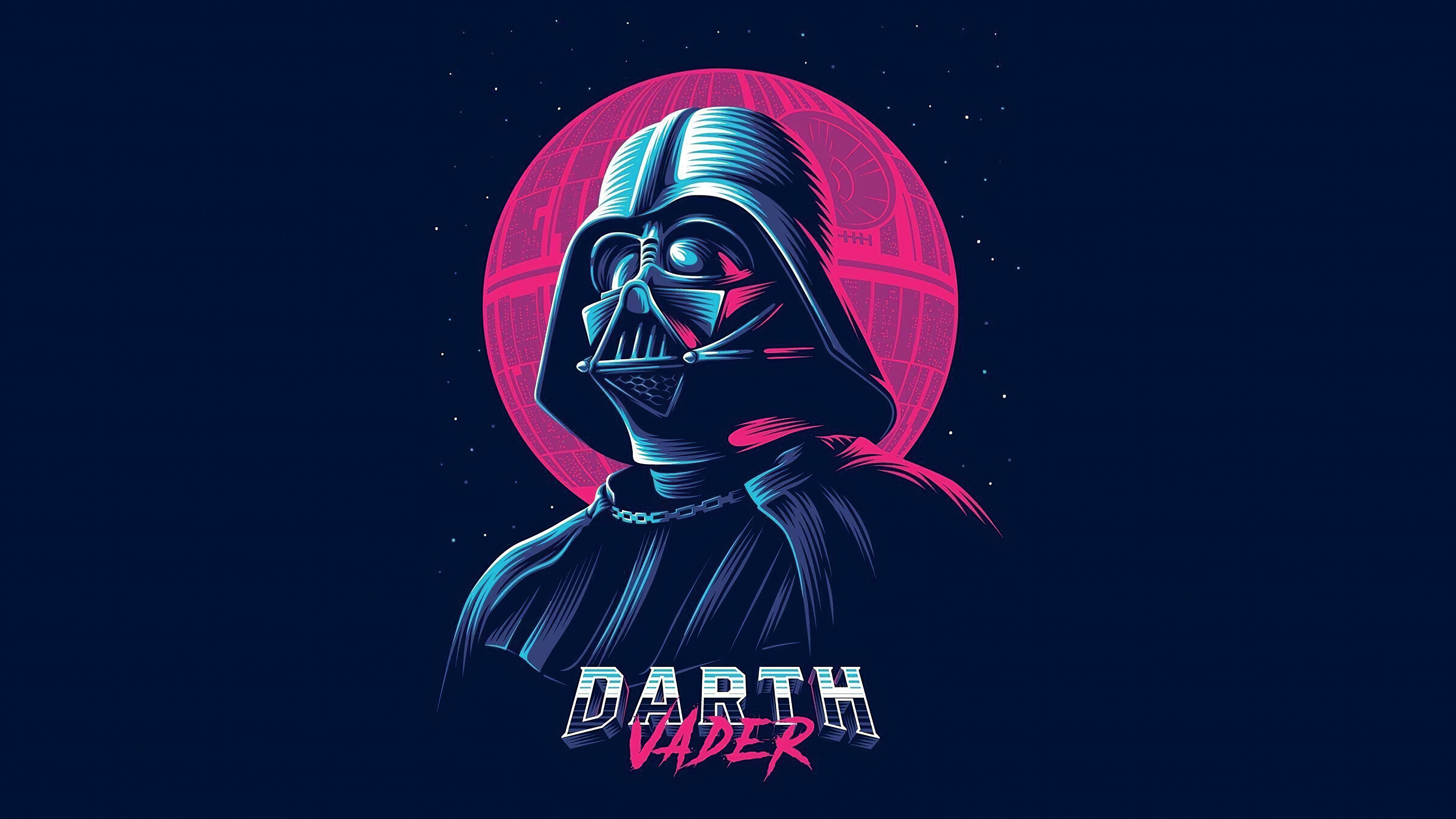 Darth Vader Minimalist Art Wallpaper HD Artist 4k Image