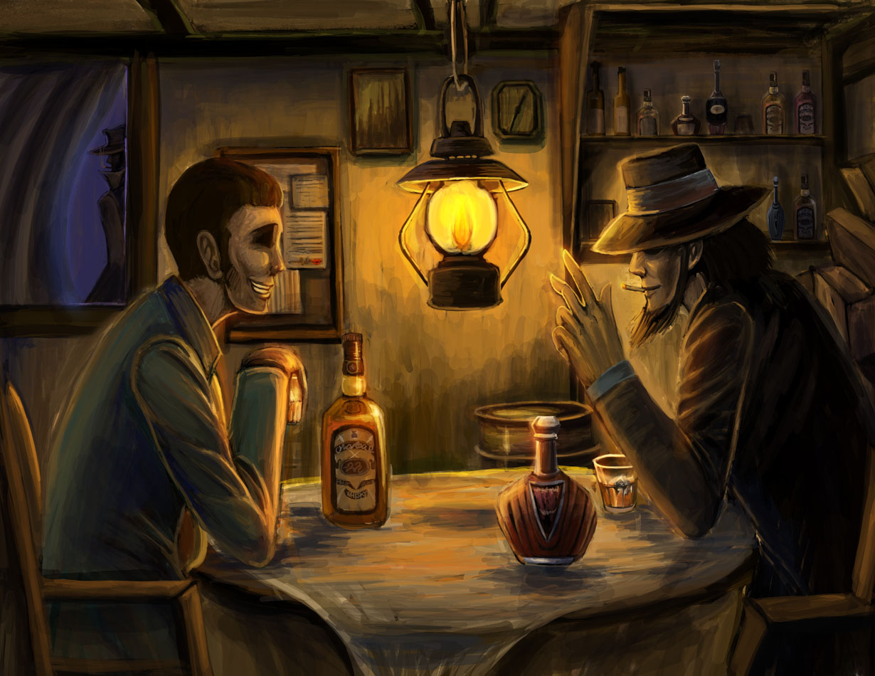 Lupin And Jigen By Gold Copper