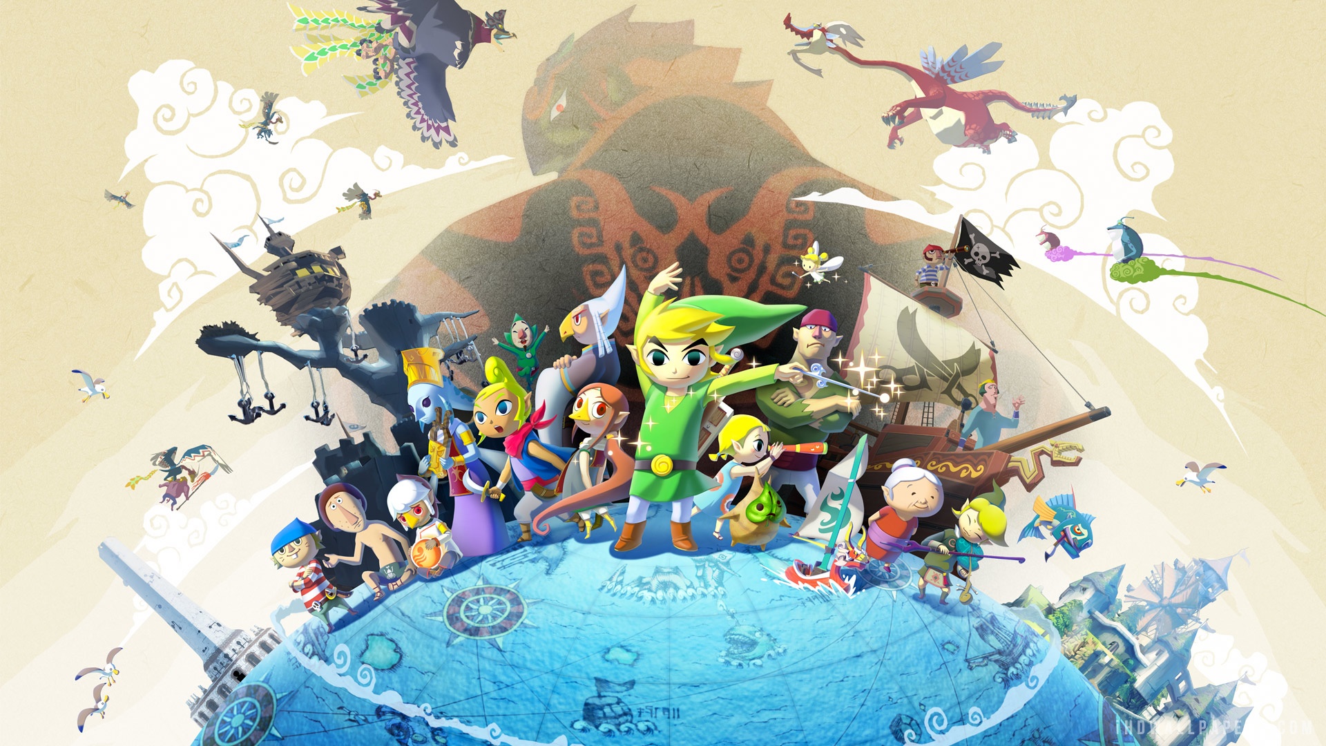 The Legend Of Zelda Wind Waker HD Wallpaper IHD