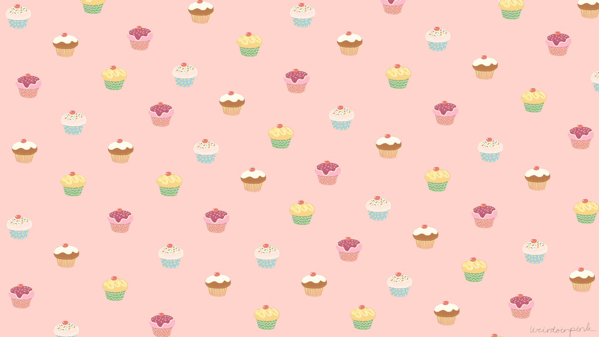 Cupcakes Cute Little Things Wallpaper