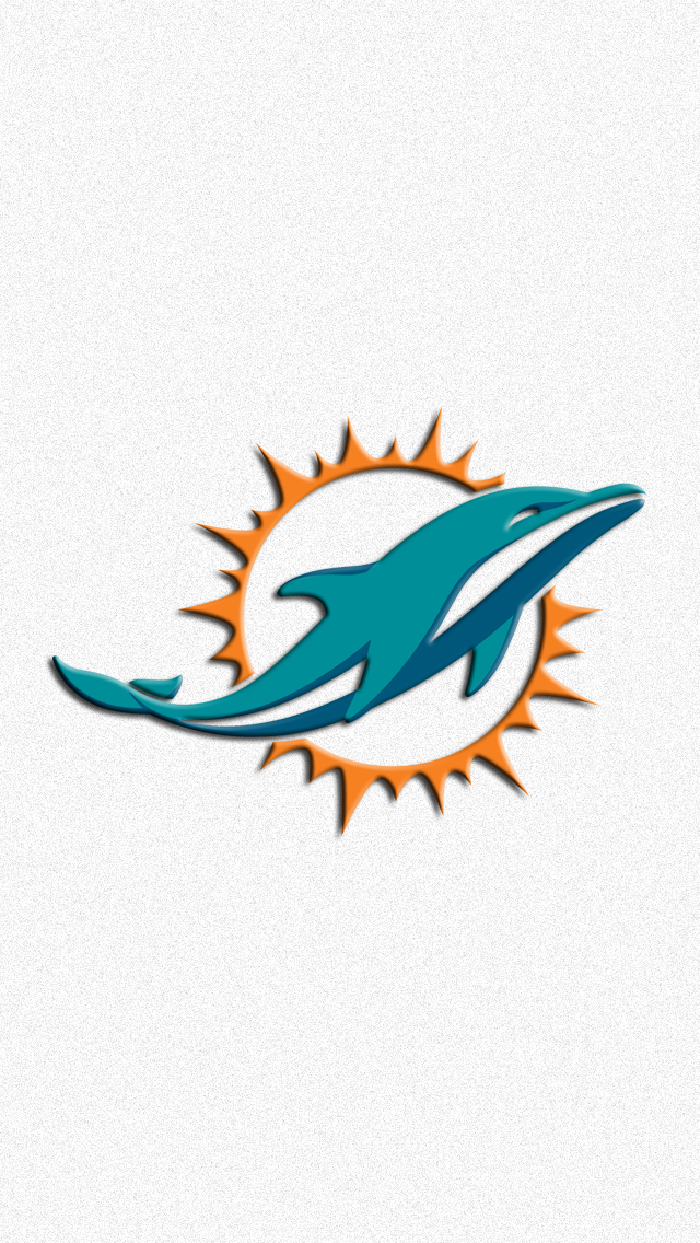 Miami Dolphins Logo iPhone Wallpaper