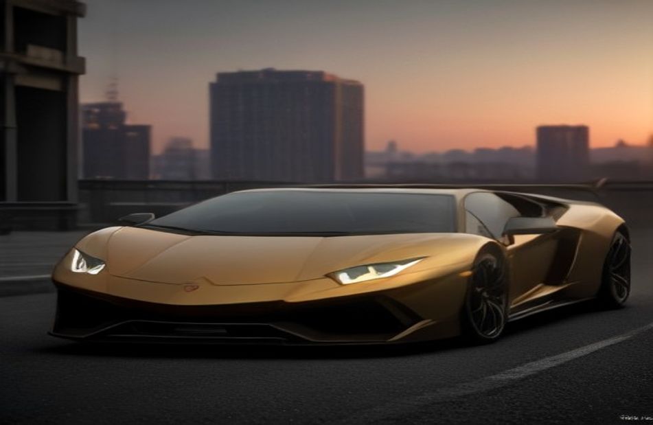 Gold Lamborghini Wallpaper