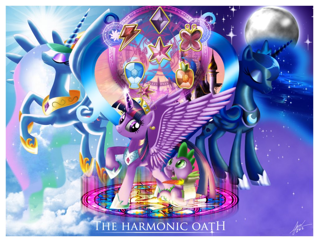 Harmonic Oath My Little Pony HD Wallpaper For Desktop Cartoons