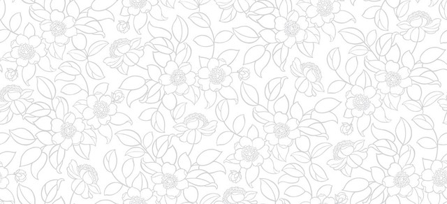 Carly Retro Floral Wallpaper Grey White Contemporary