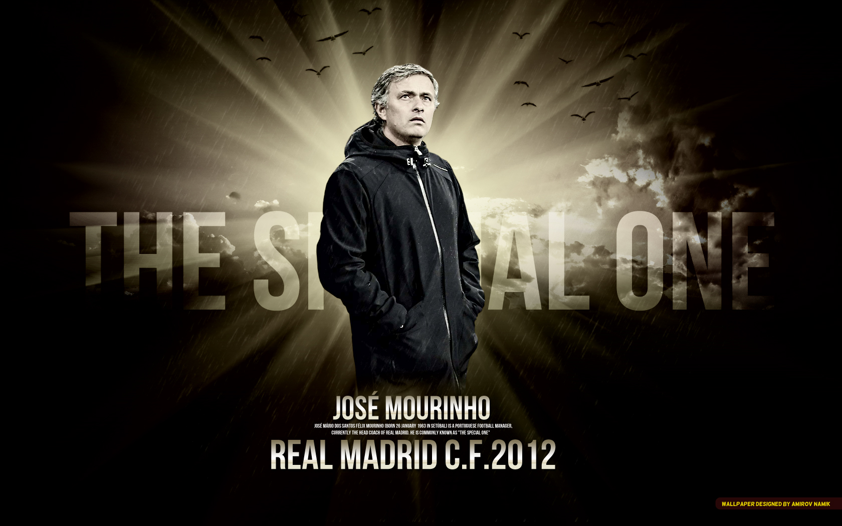Jose Mourinho Wallpaper Real Madrid Wallshed Rwws1mt8