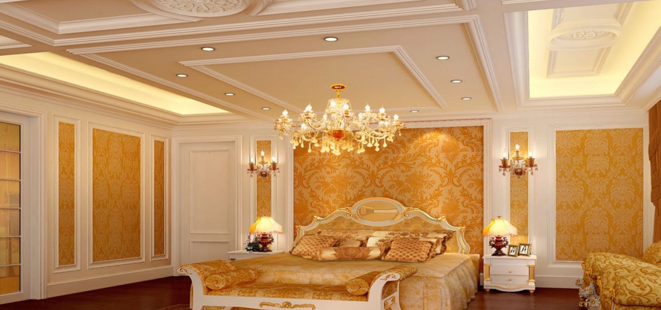 Free Download White And Gold Luxury Bedrooms For Villa England