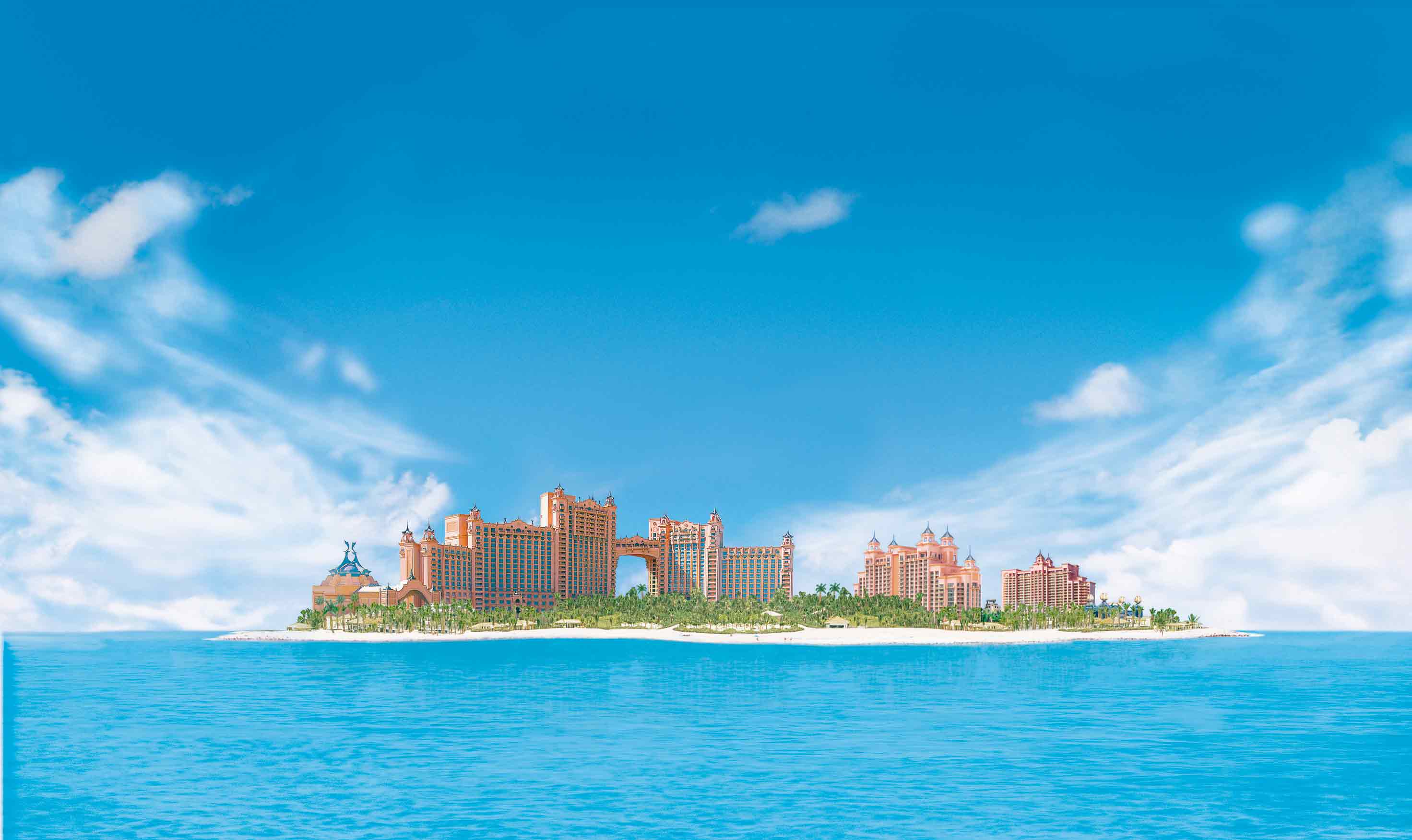 Island Strip Atlantis Paradise Island Bahamas2 300x178 Affordable