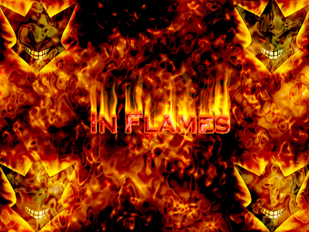 In Flames wallpaper by XPuritaniaX   In Flames Duvarkatlar In
