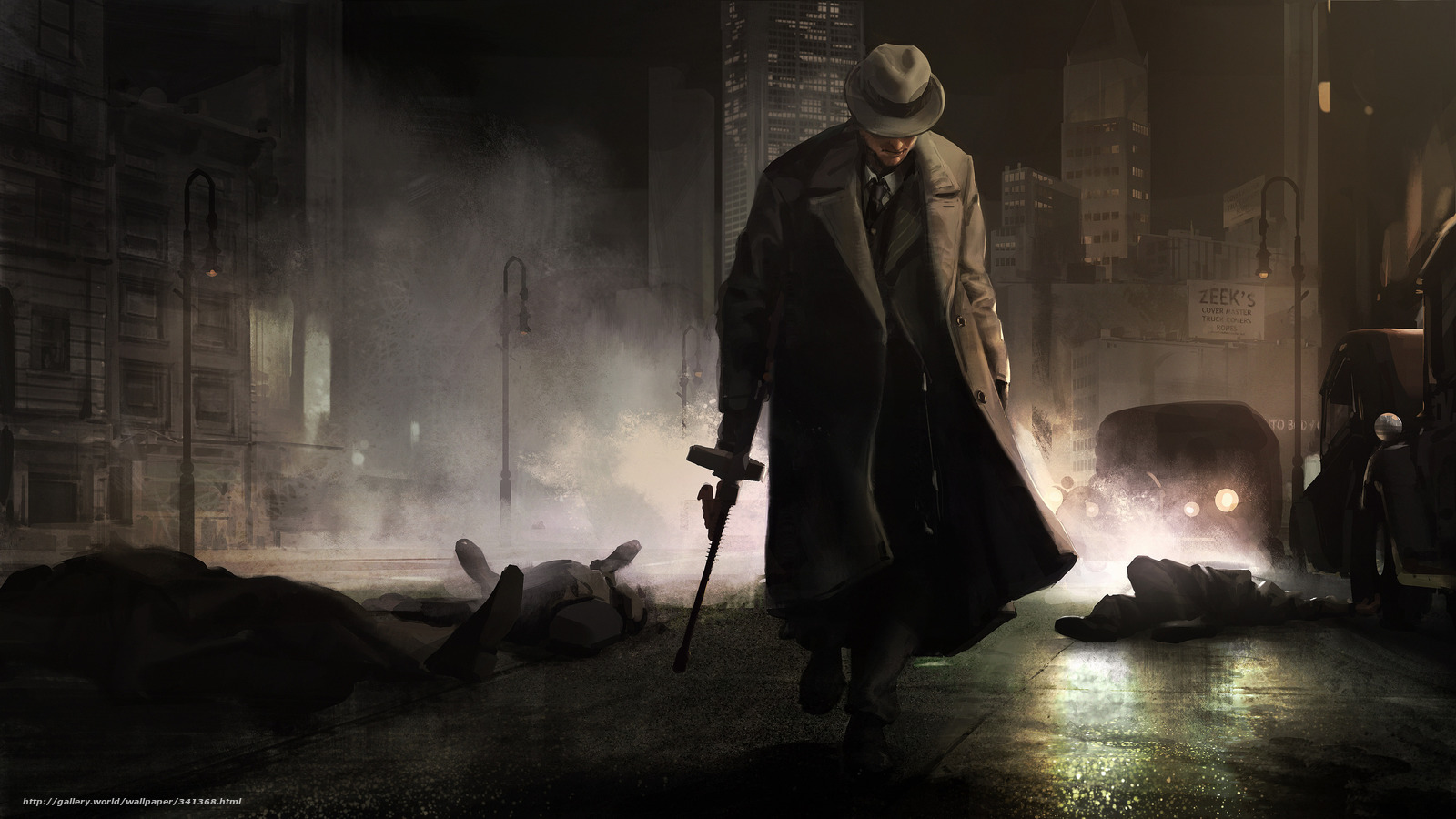 Wallpaper Godfather Mafia Gangster City