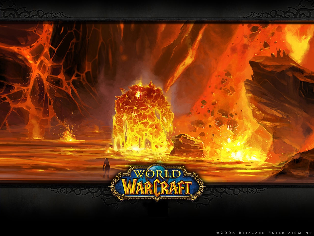 World Of Warcraft Molten Core Wallpaper Widescreen
