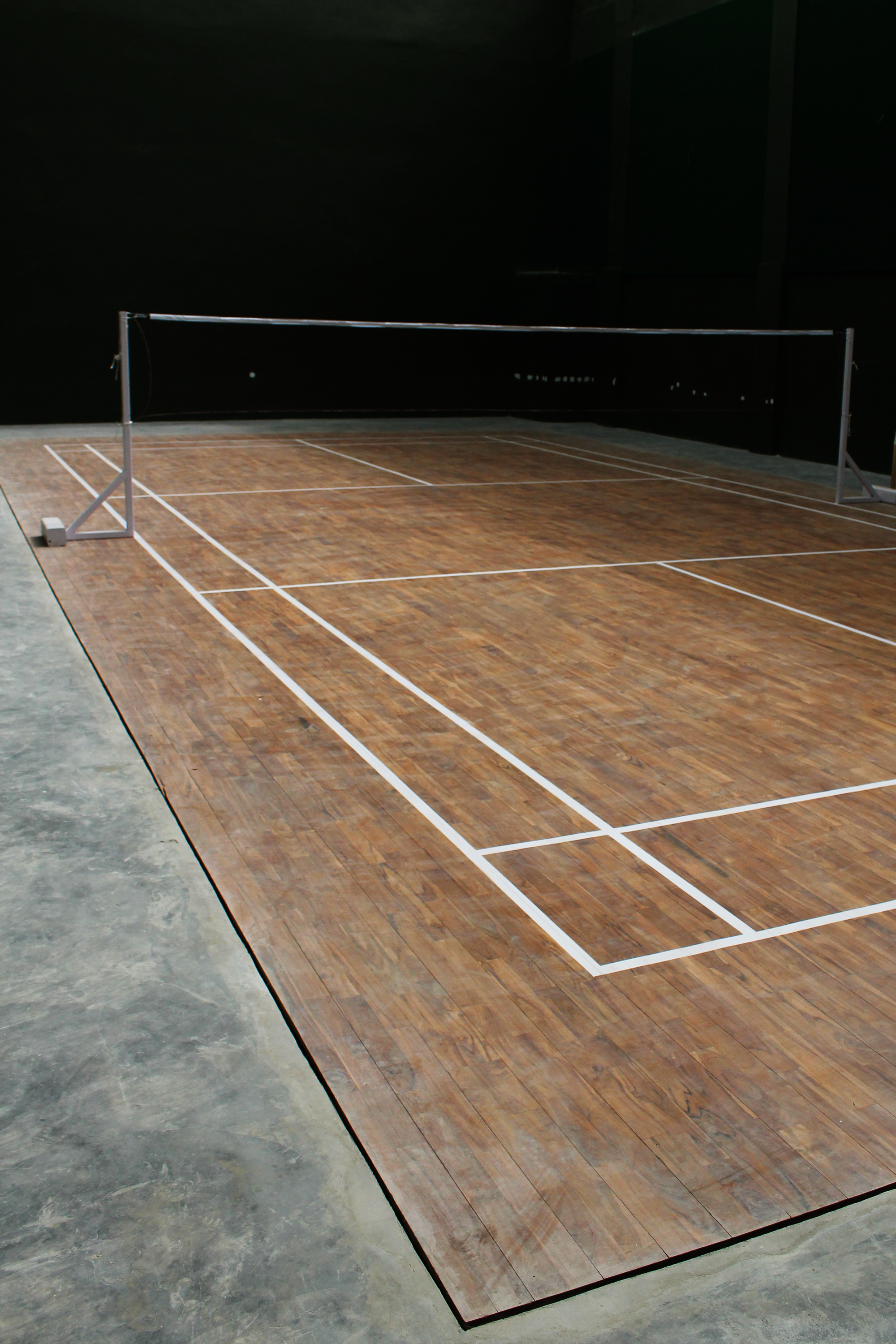 Wood Surface Badminton Court   Download Links Free Images and Photos