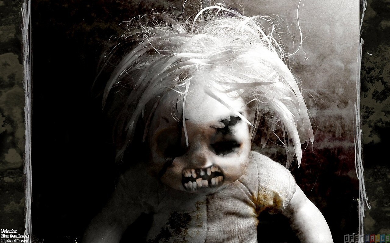 Scary Doll Wallpaper Open Walls