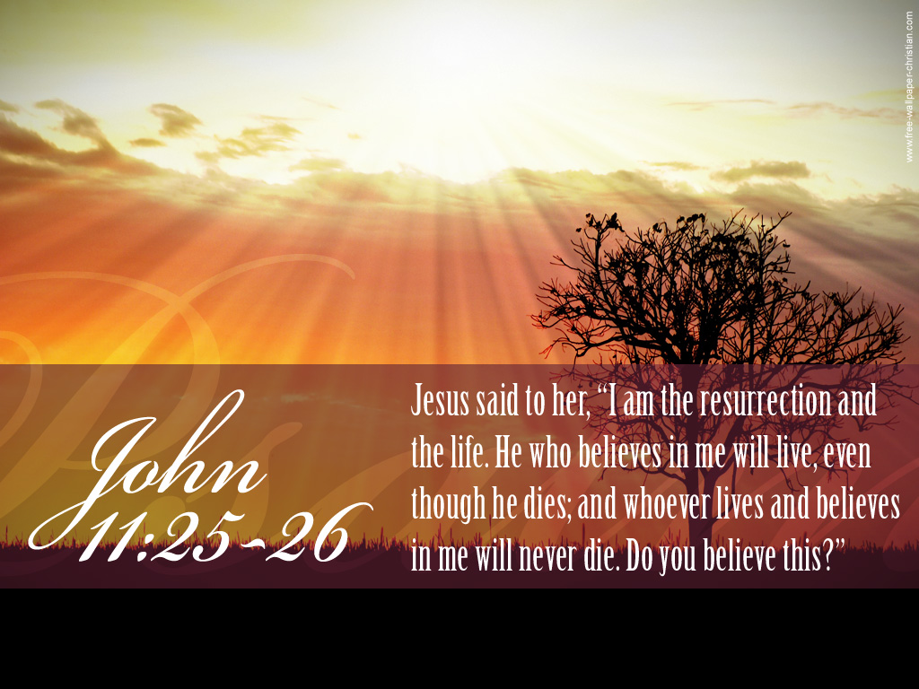 And The Life Wallpaper Christian Background