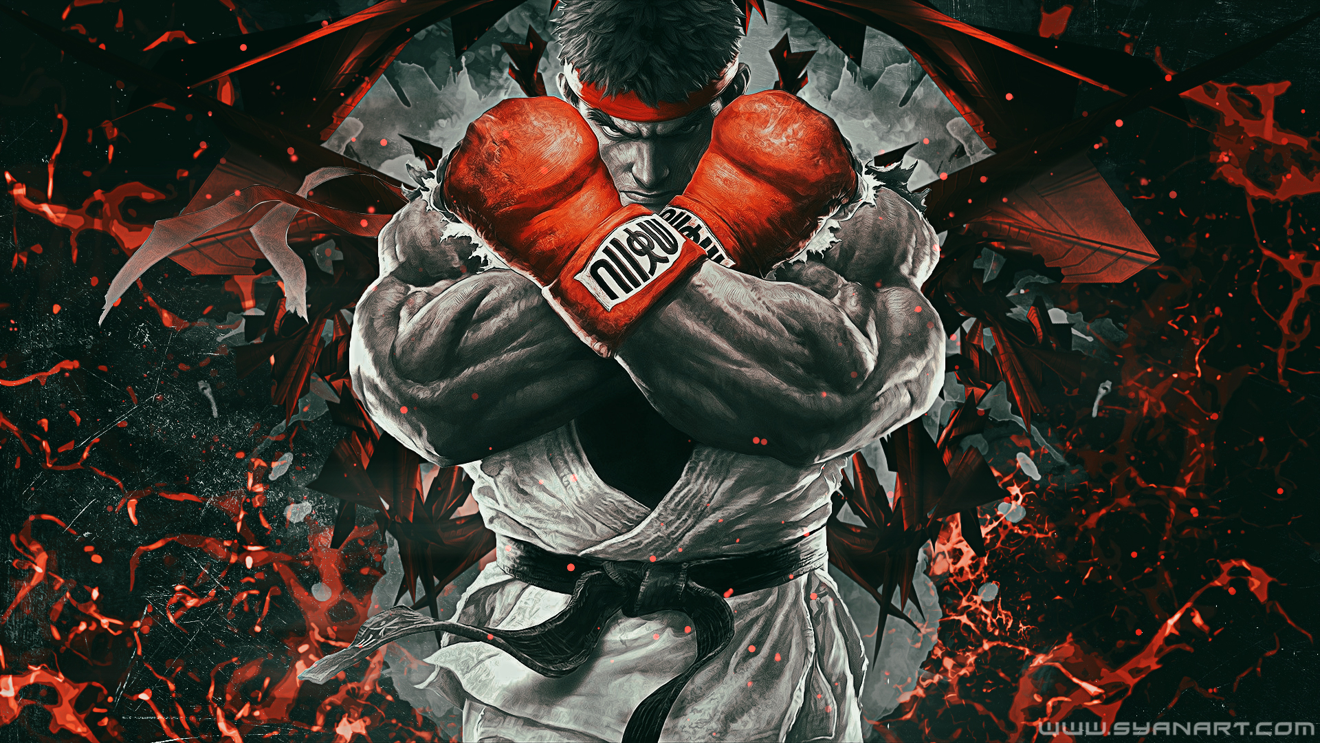 Ryu Street Fighter Wallpaper For Apple iPhone 4s