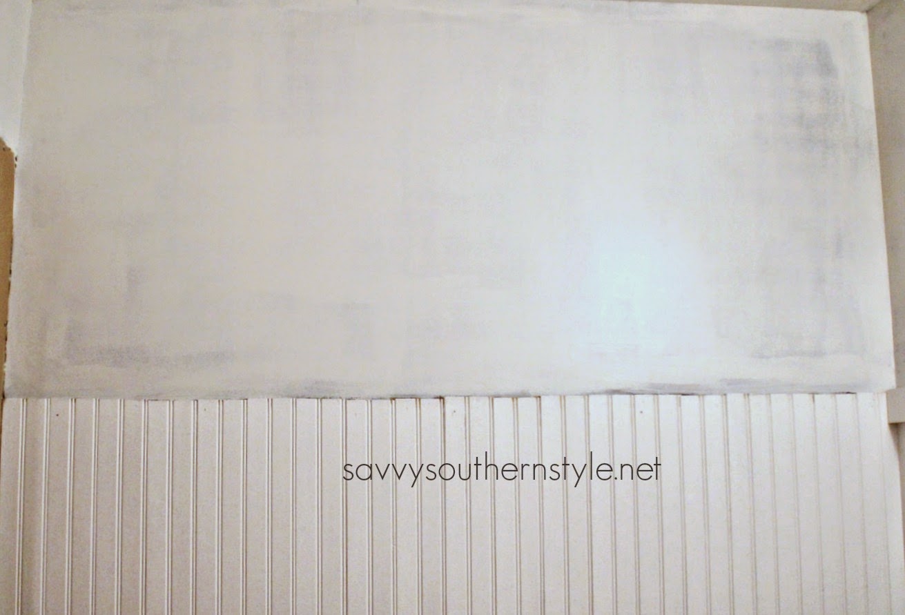 Here Is The Paper Covered With Primer Then I Painted Two Coats Of