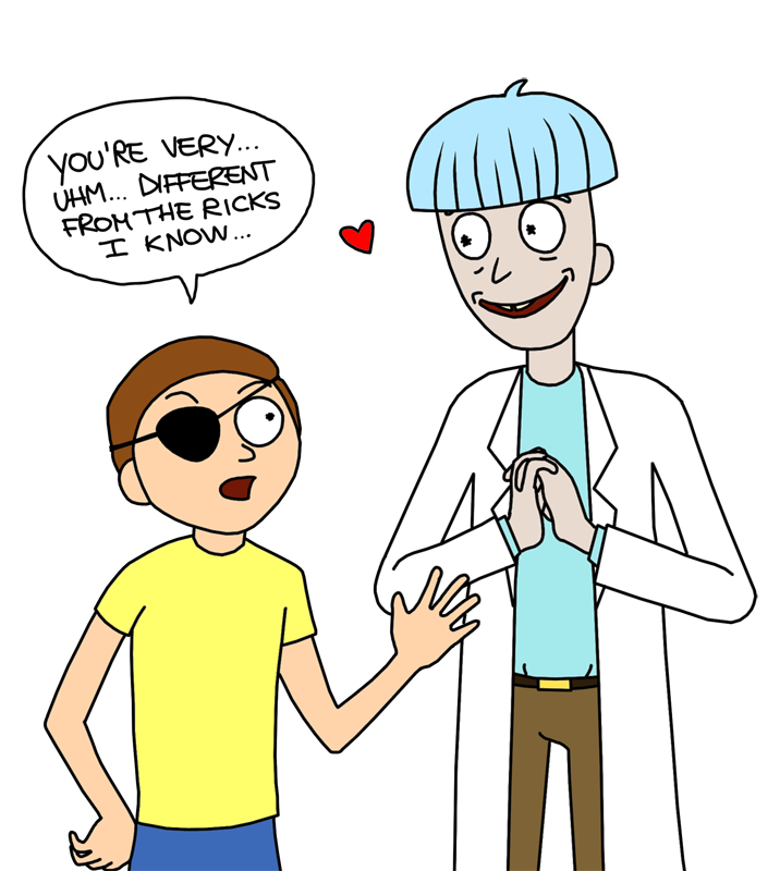 Evil Morty And Doofus Rick By Foreversonu