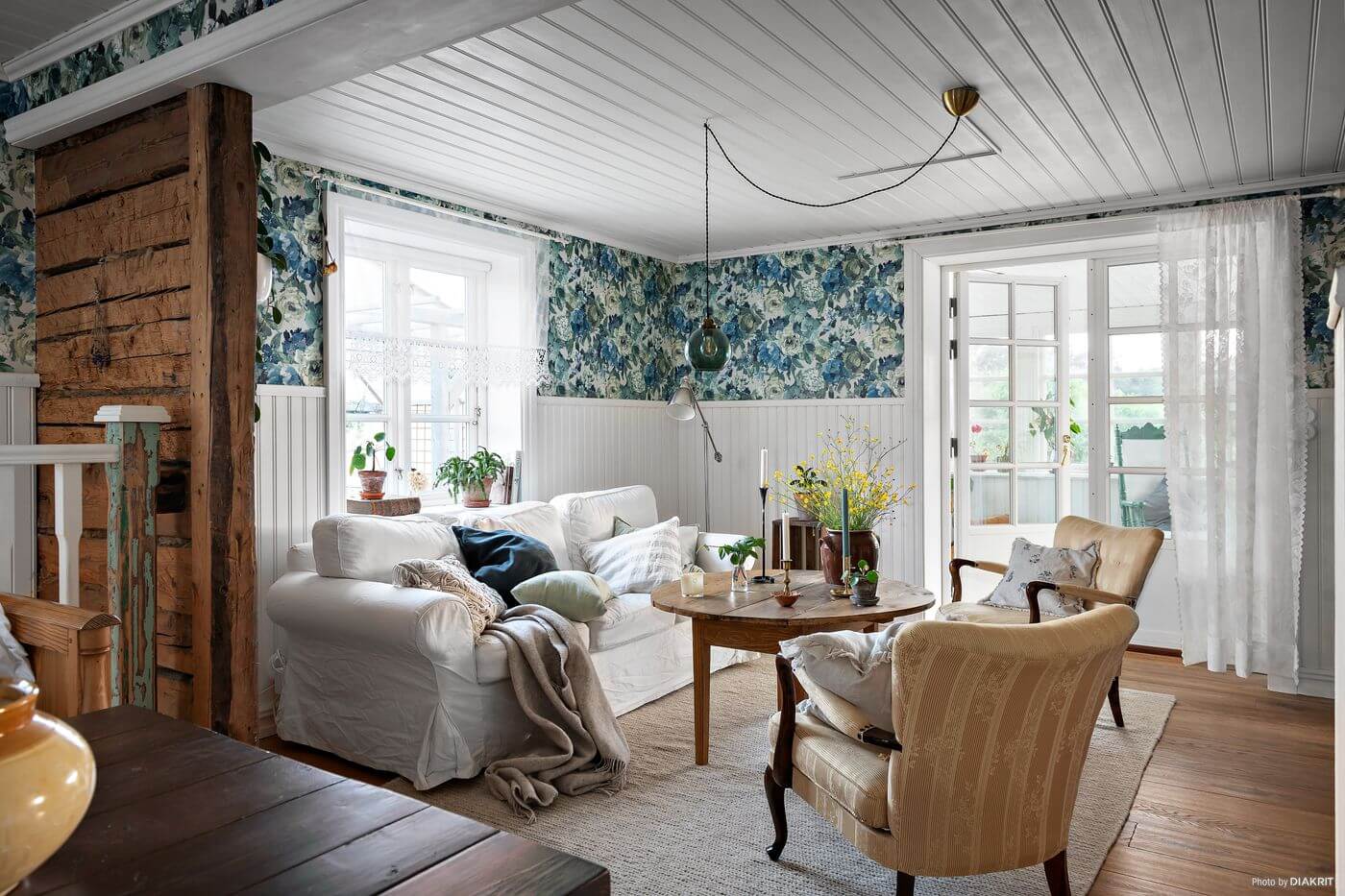 Wood House Wallpaper