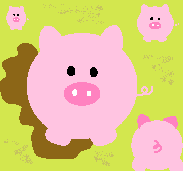 Go Back Gallery For Cute Pigs Wallpaper