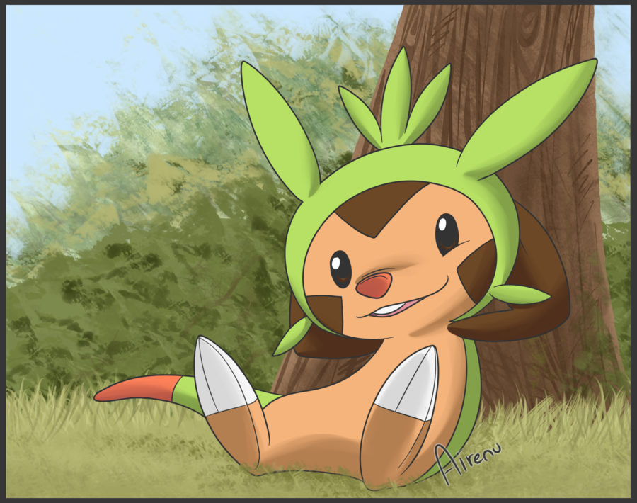 Chespin Wallpaper Chillin By Airenu Ish