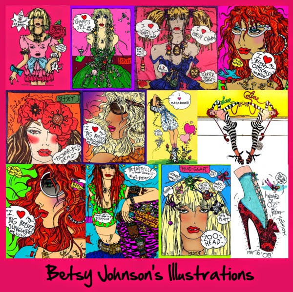 Betsey Johnson S Illustrations By Azurafae On Polyvore