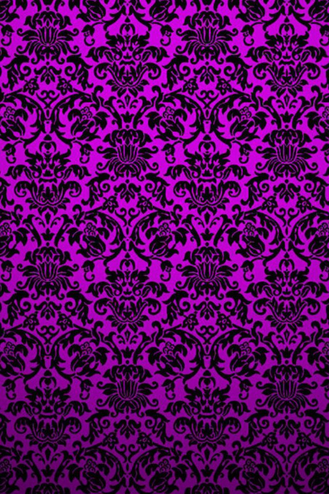 Purple Wallpaper iPhone Shelves