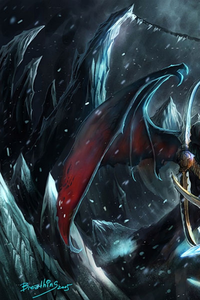 Video Games World Of Warcraft Illidan Stormrage Arthas Frozen