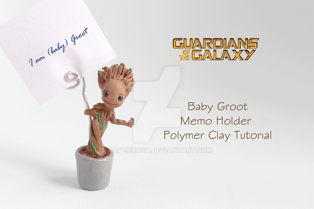 Baby Groot Memo Holder By Artzierush
