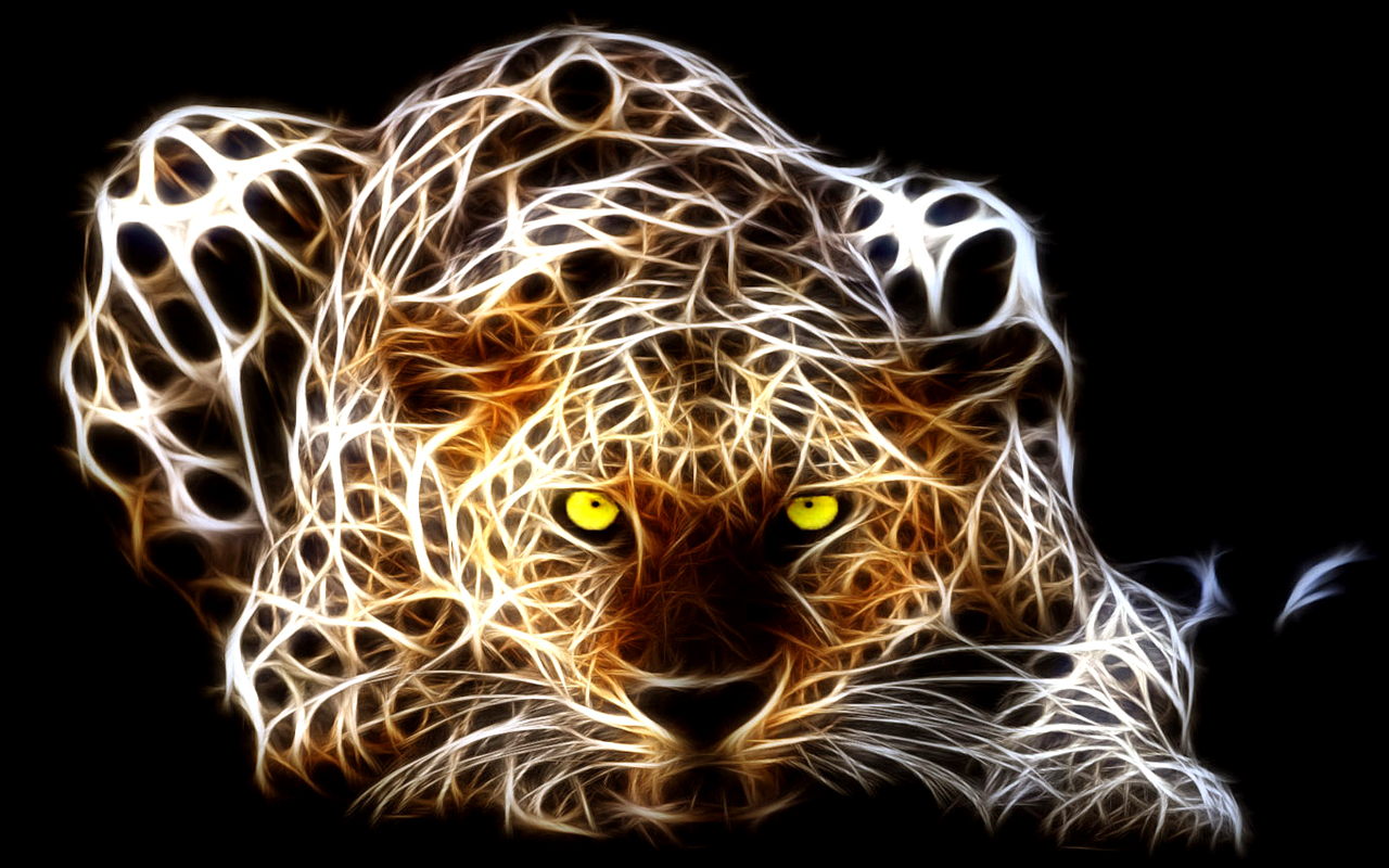 Abstract Tiger HD Desktop Wallpaper