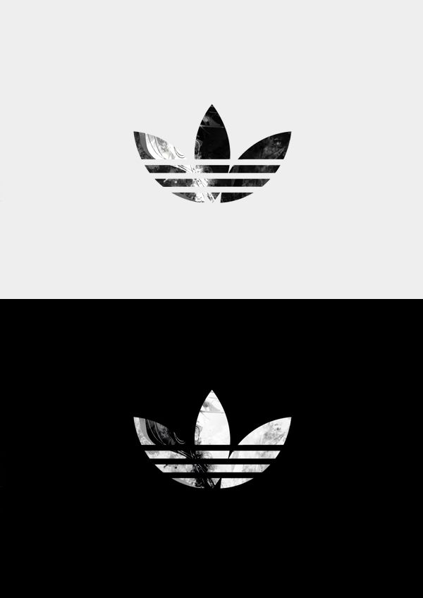 Adidas Black And White Brand Wallpaper iPhone