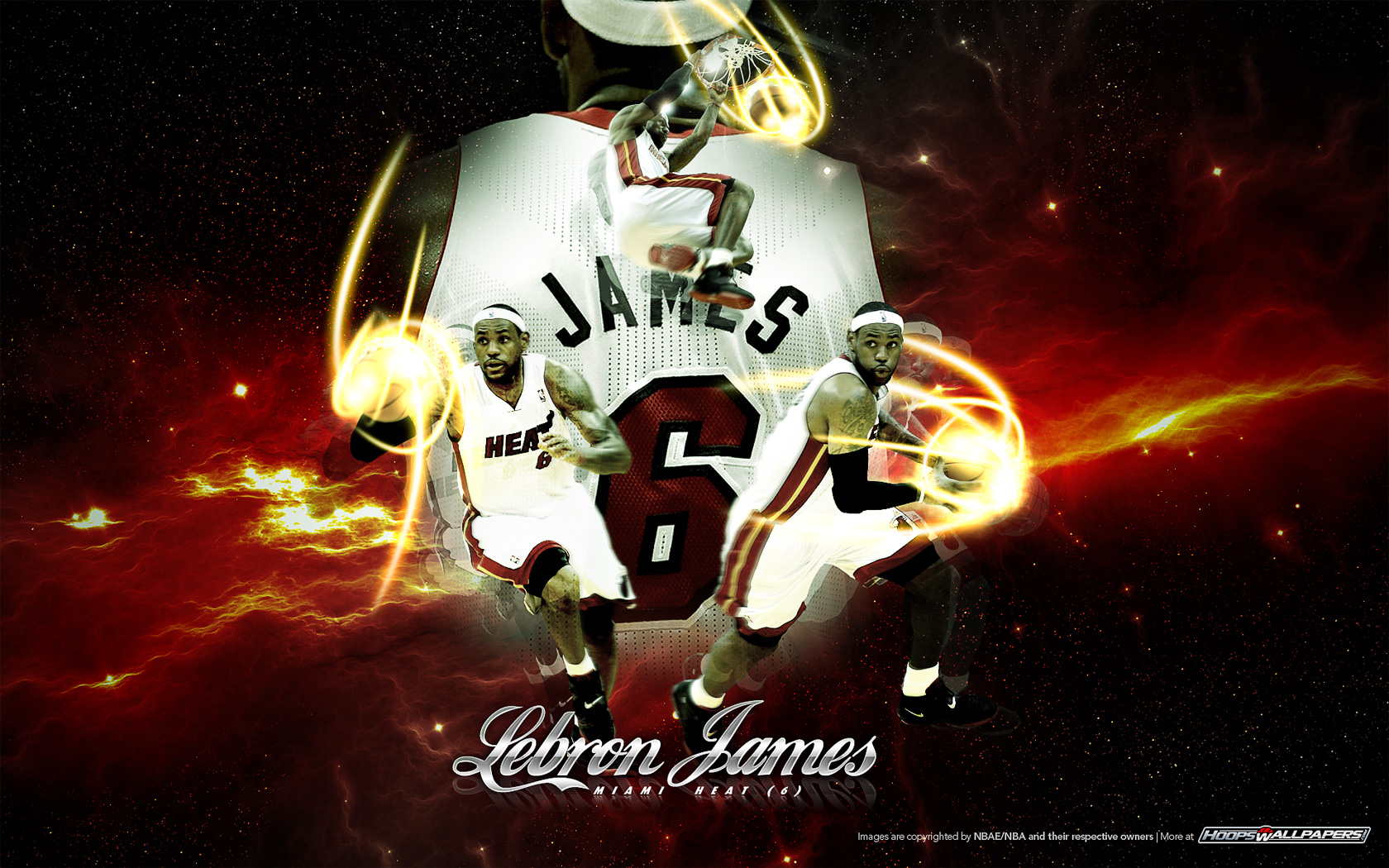 Miami Heat S Lebron James Wallpaper