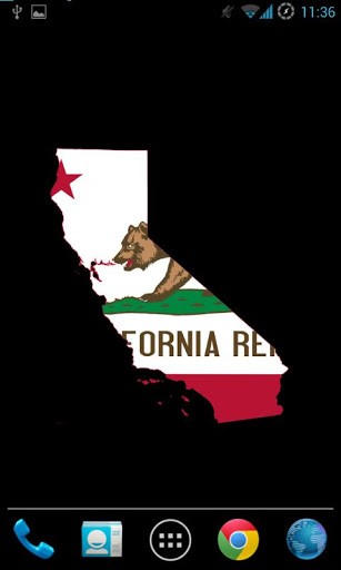 California Flag Map Lwp App For Android