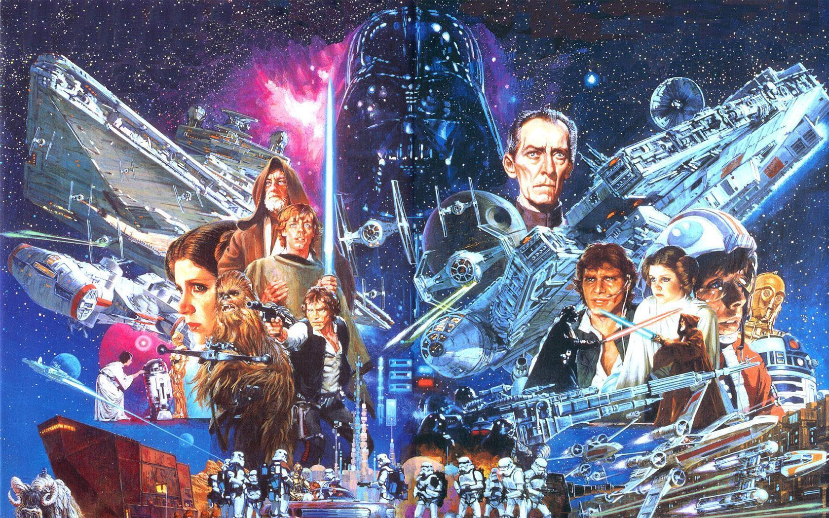 Classic Movie Star Wars Wallpaper Mega