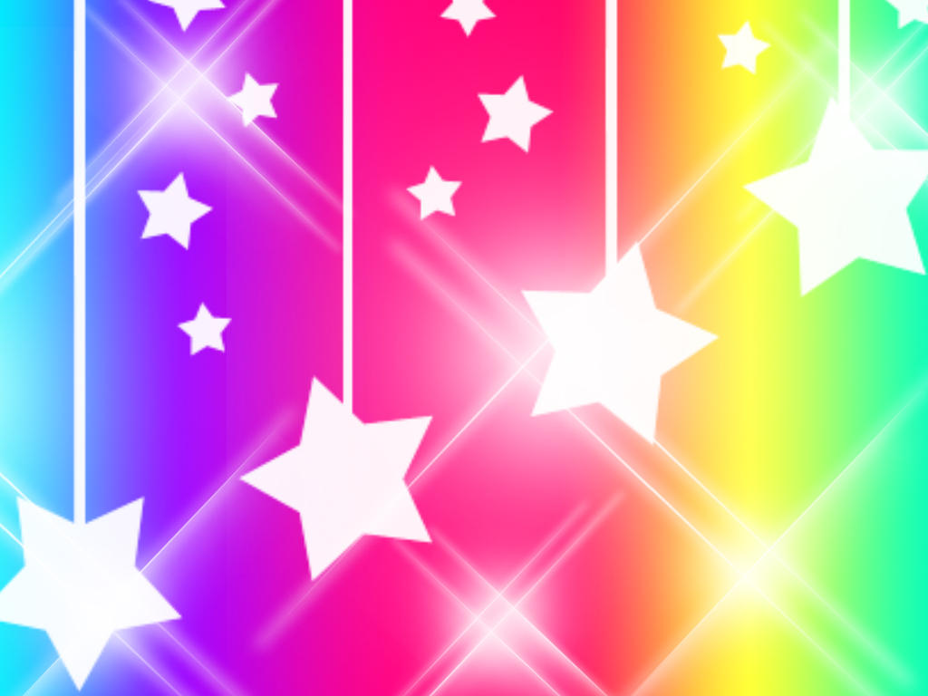 Sweet And Colorful Rainbow Background Showcase