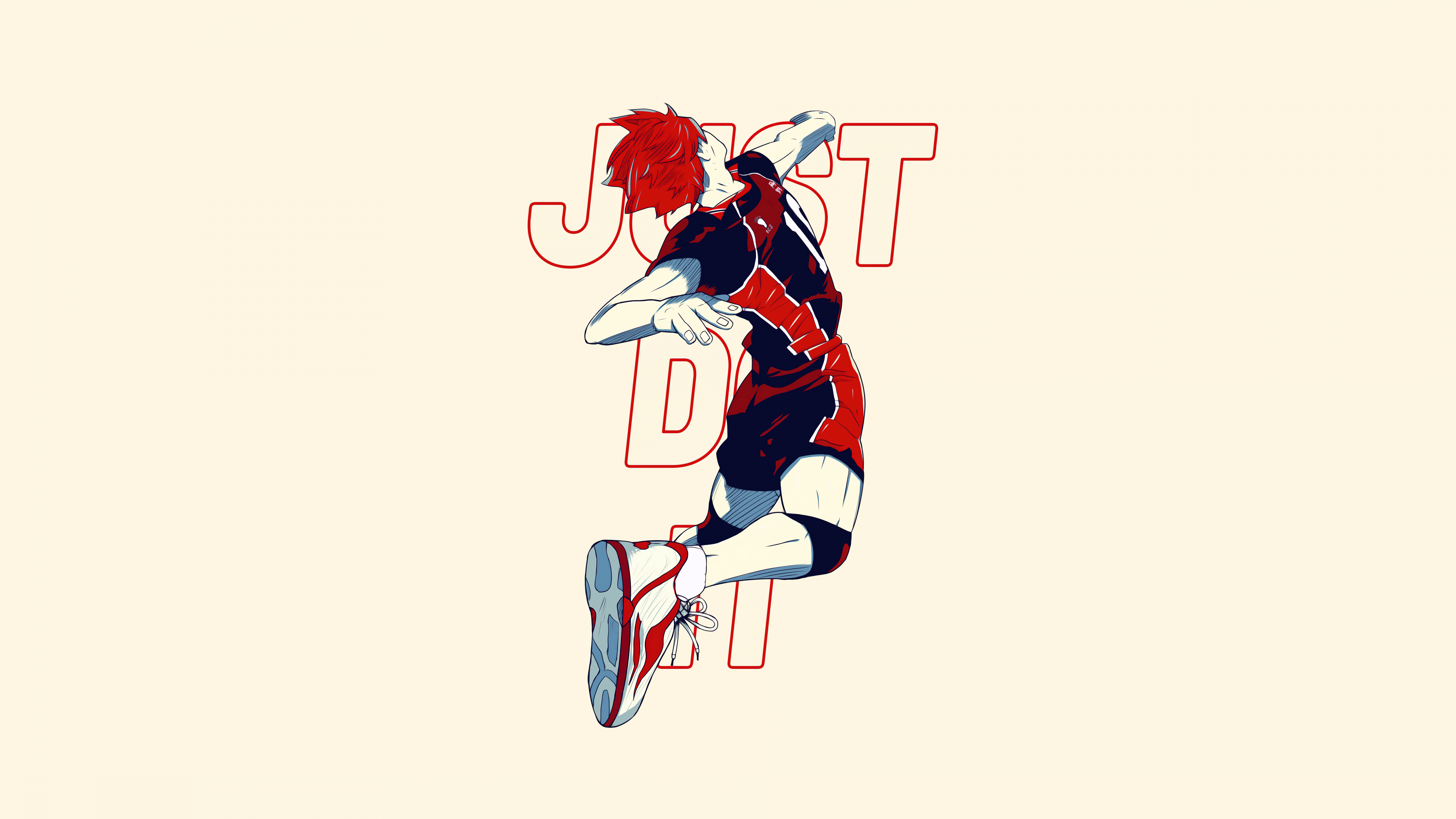 Shoyo Hinata Wallpaper 4k Just Do It Haikyuu 5k 8k Nike
