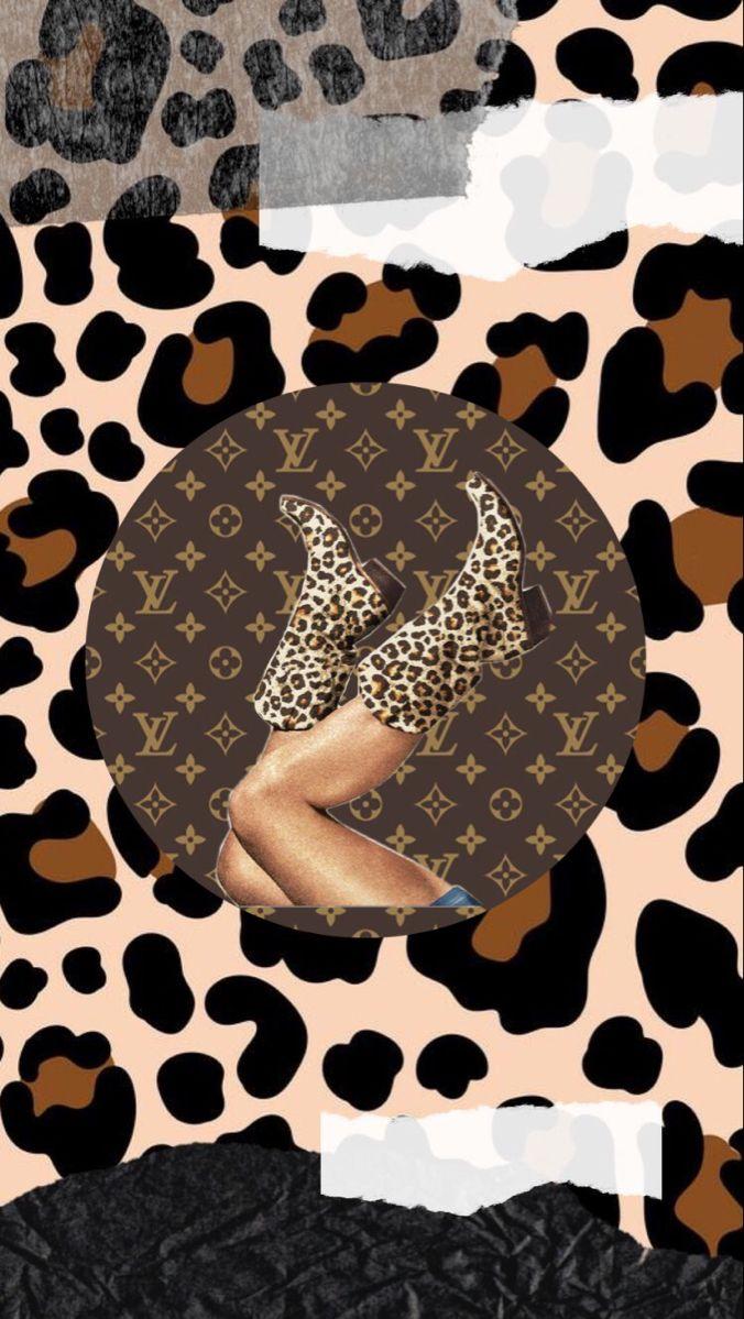 Louis Vuitton cowgirl Retro western aesthetic Wall collage