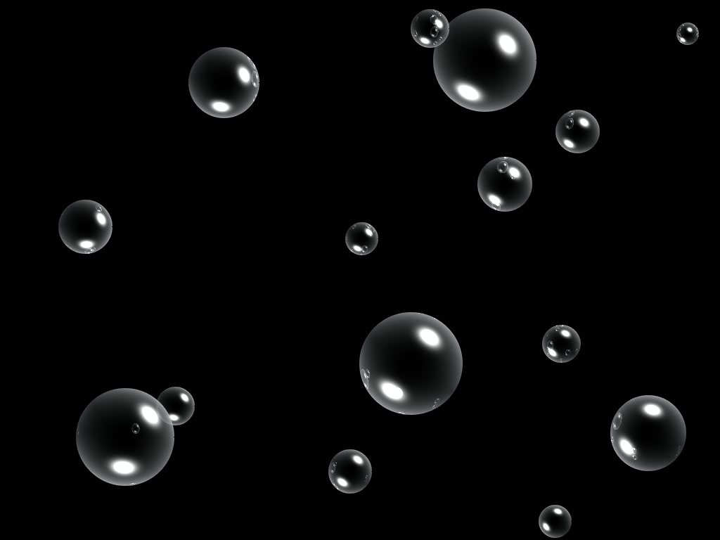 Black Bubbles Wallpaper Group