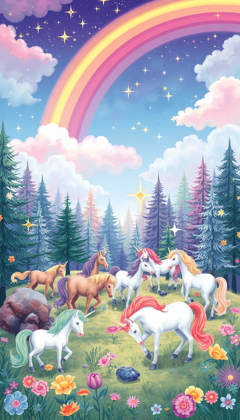 Unicorns Background