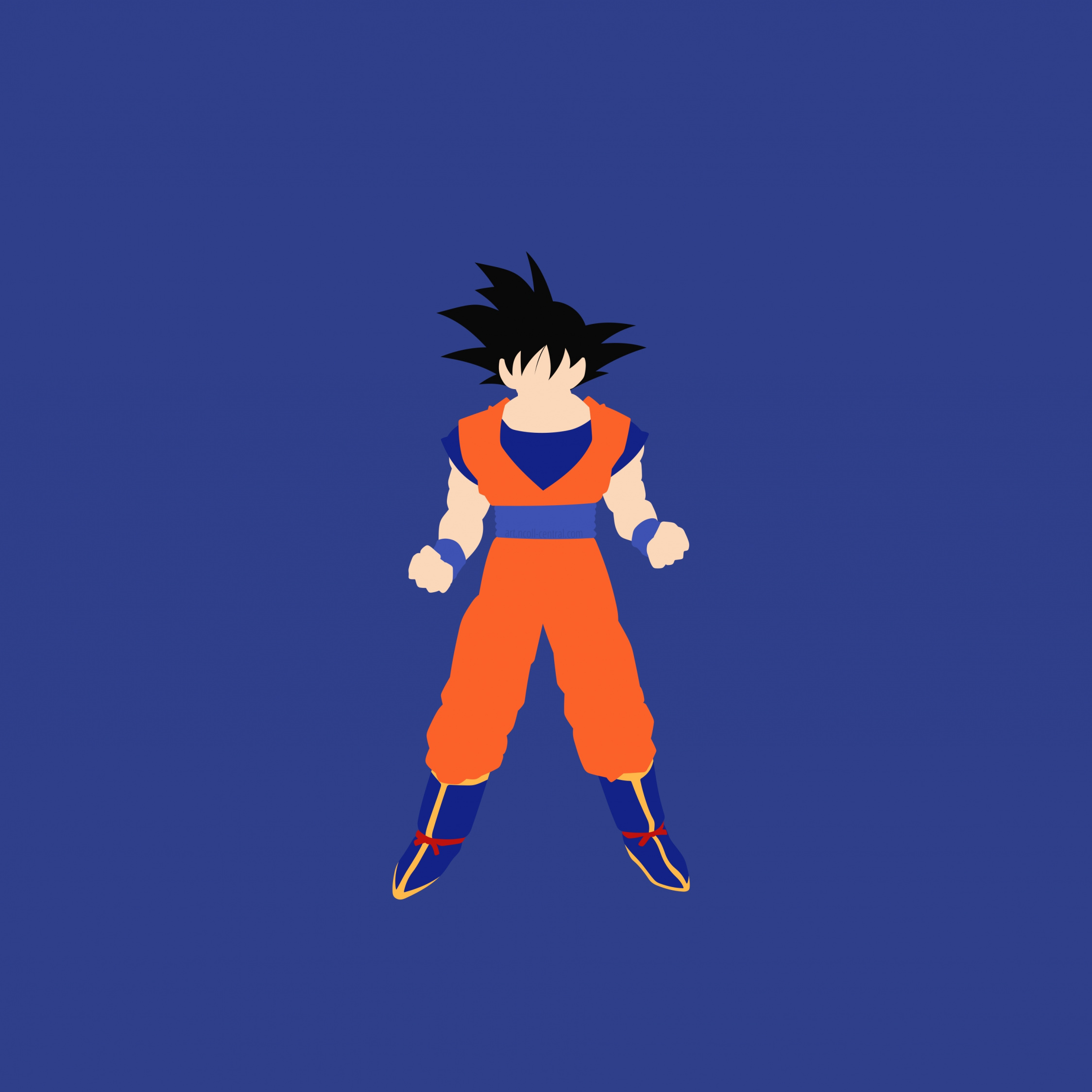 Minimal Anime Boy Dragon Ball Goku Wallpaper
