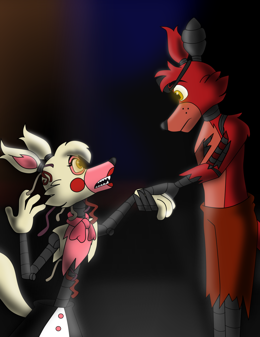 Free Download Foxy And Mangle By Sonicgirl313 1024x1324 For Your