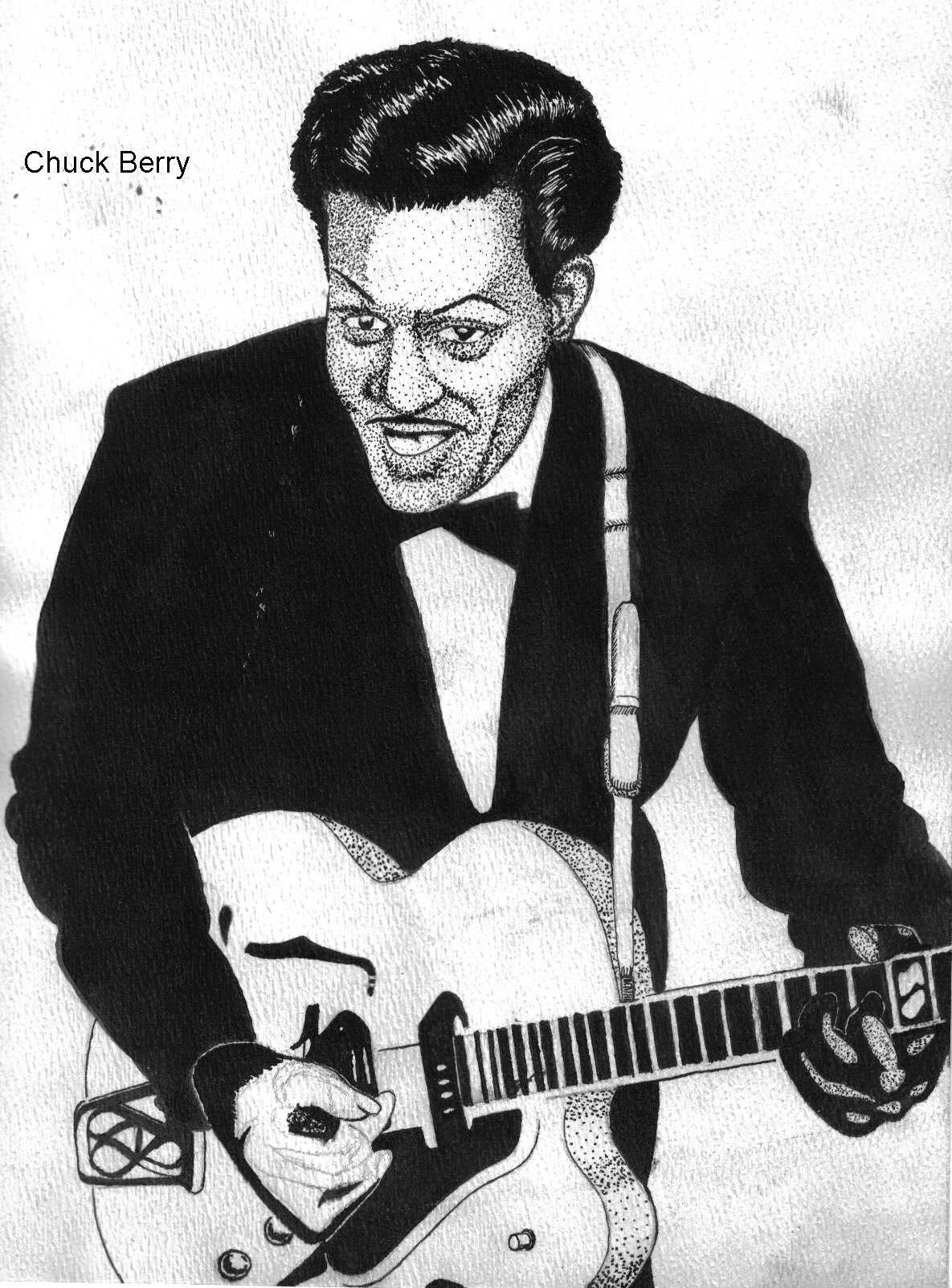 Chuck Berry By Fenrisget
