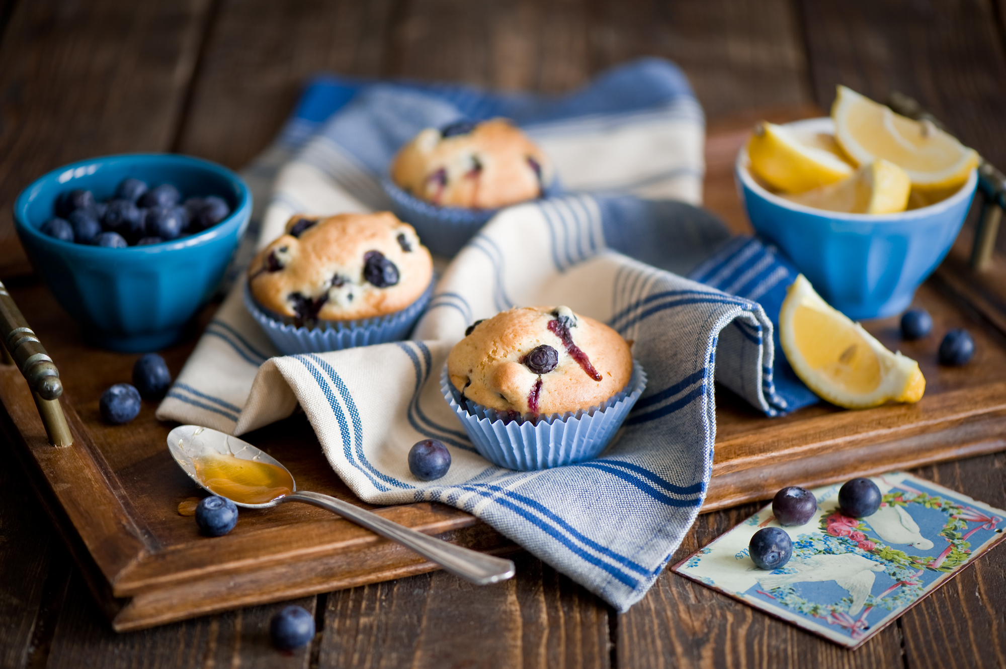 Blueberry Muffins Wallpaper