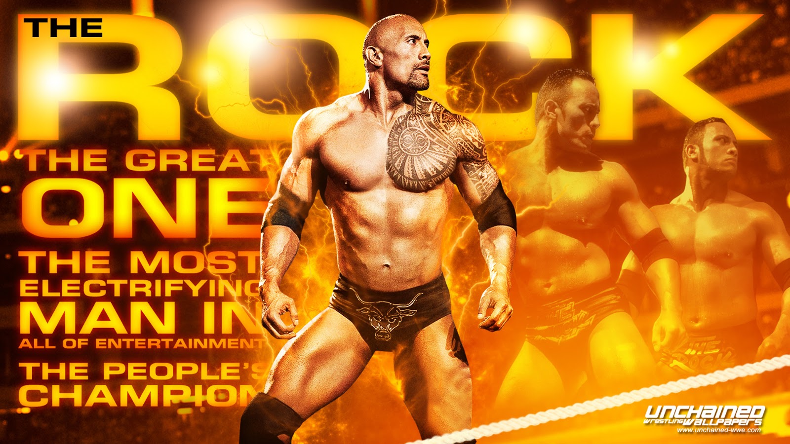 Sports Players Wwe The Rock HD Wallpapers 2012