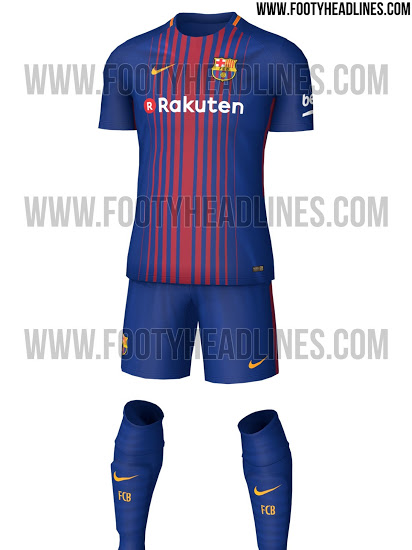 First Look At Barcelona S New Home Kit Sportbible