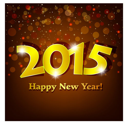 Happy New Year Background Vector